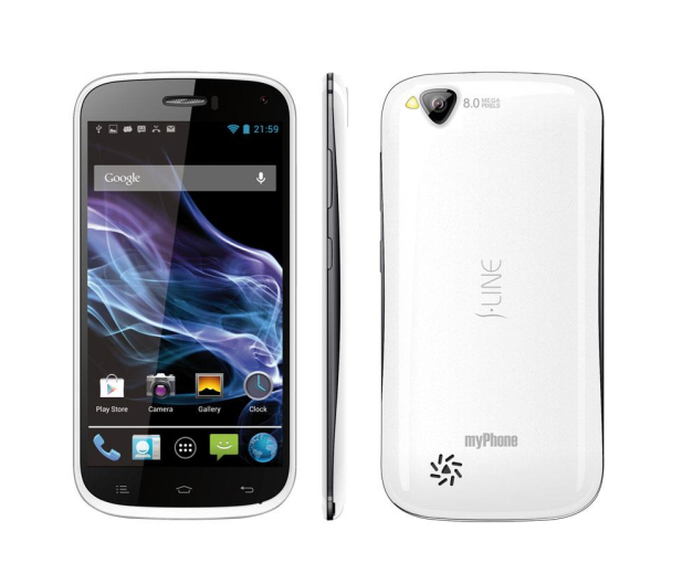 myPhone S-LINE 16GB biały - 230387 - zdjęcie